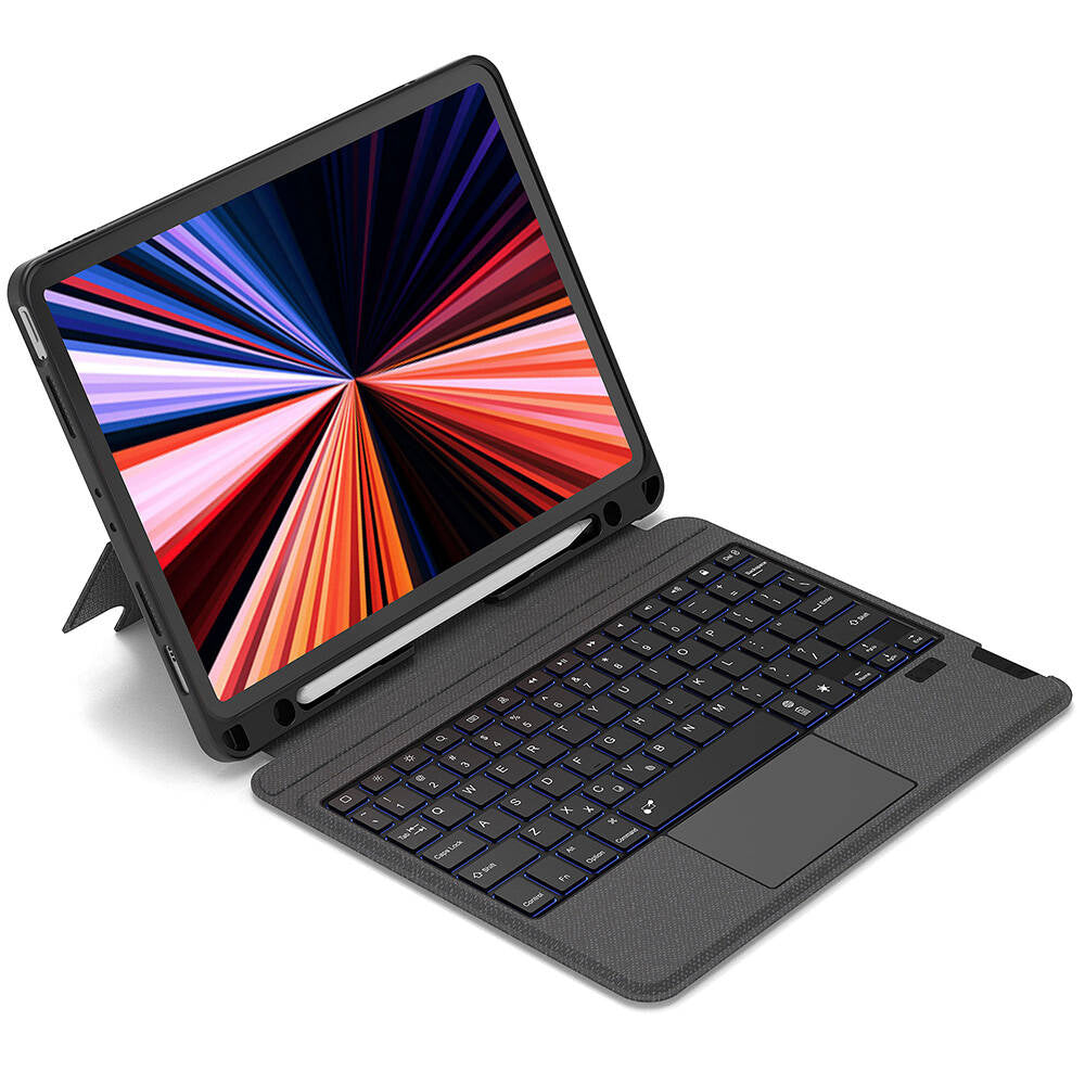iPad Pro 13 2025 M5 Wiwu Mag Touch Klavyeli Standlı Kılıf