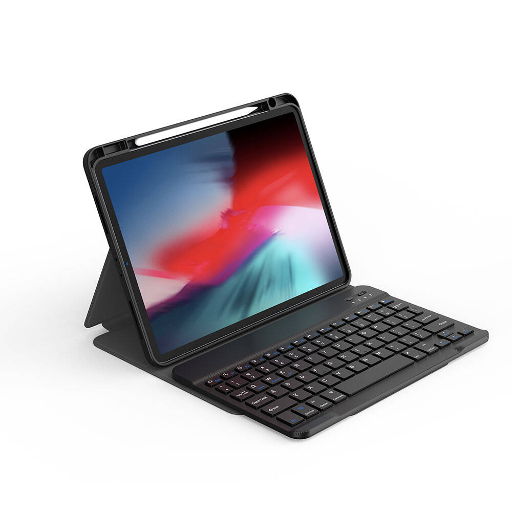 iPad Pro 13 2025 M5 Wiwu Protective Gizli Kalem Bölmeli Klavyeli Kılıf
