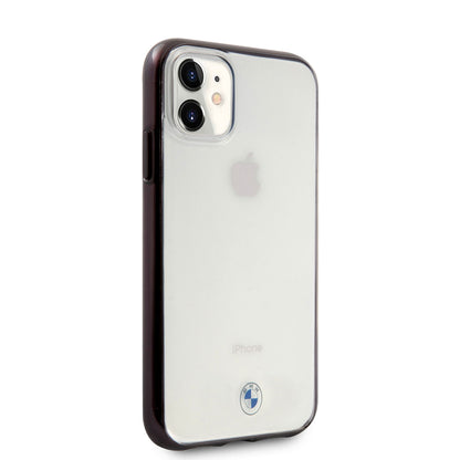 iPhone 11 Kılıf BMW Transparan Elektroplatin Kenar Kaplama Dizayn Kapak