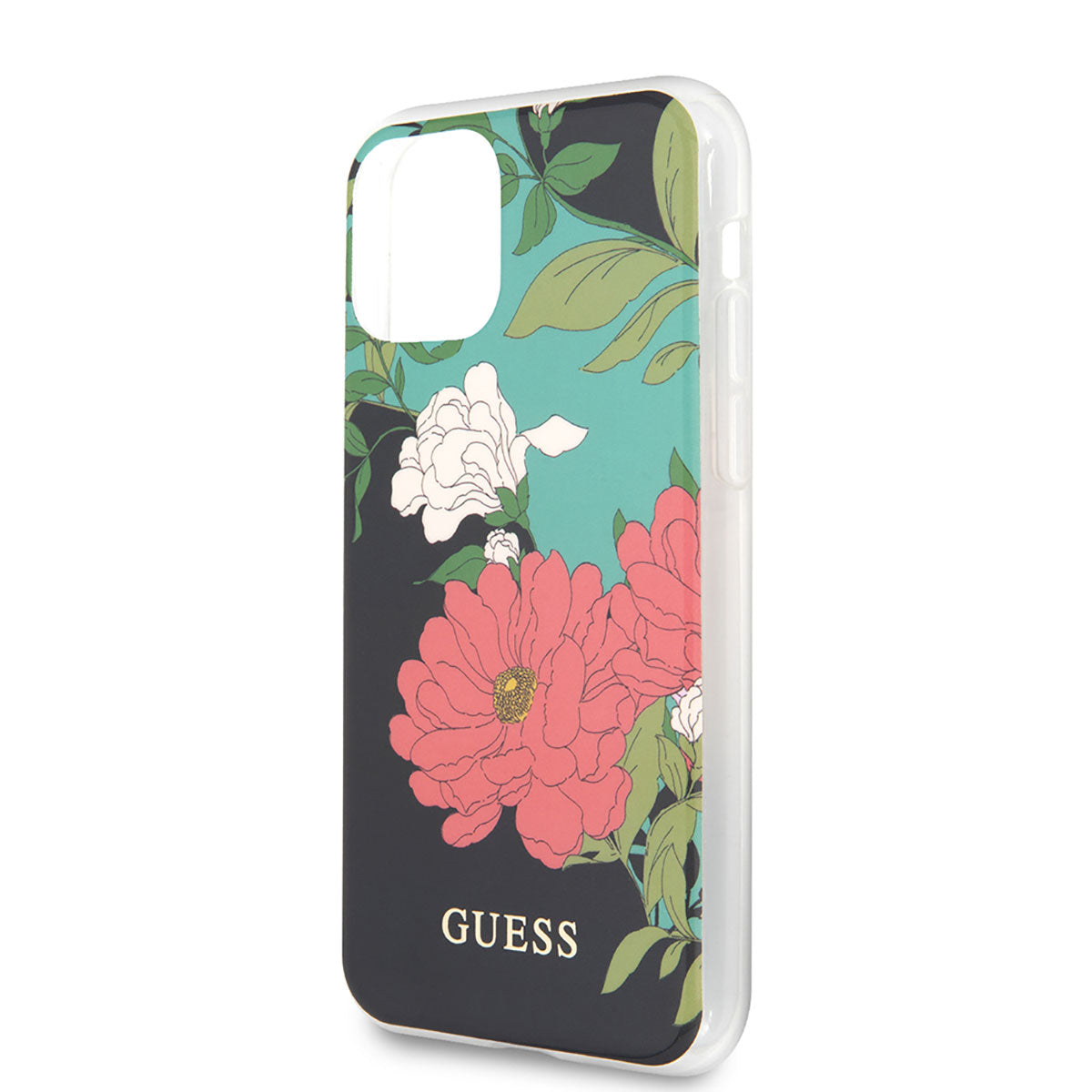 iPhone 11 Kılıf GUESS Çiçek Desenli Tasarım Kapak
