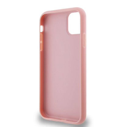 iPhone 11 Kılıf Guess Orjinal Lisanslı 4G Büyük Metal Logolu Glitter Kapak