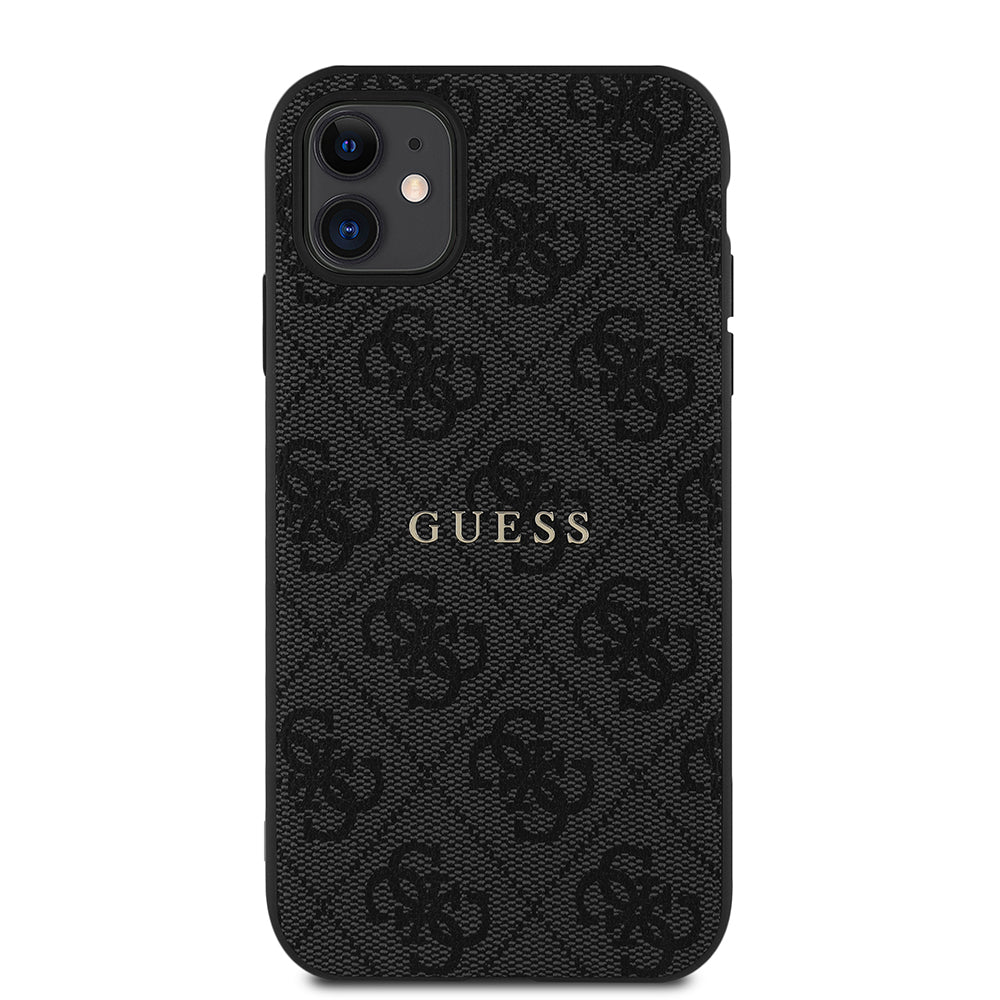 iPhone 11 Kılıf Guess Orjinal Lisanslı 4G Desen Yazı Logolu Kapak