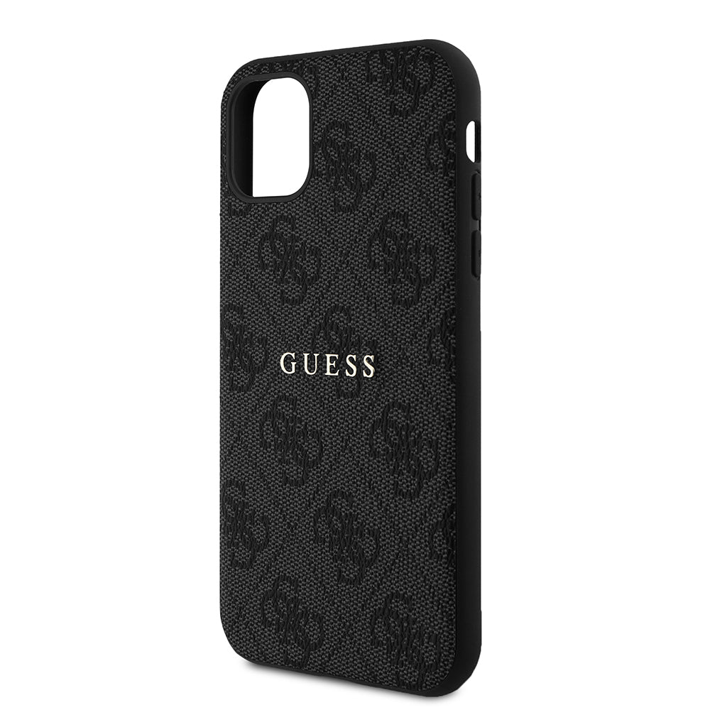 iPhone 11 Kılıf Guess Orjinal Lisanslı 4G Desen Yazı Logolu Kapak