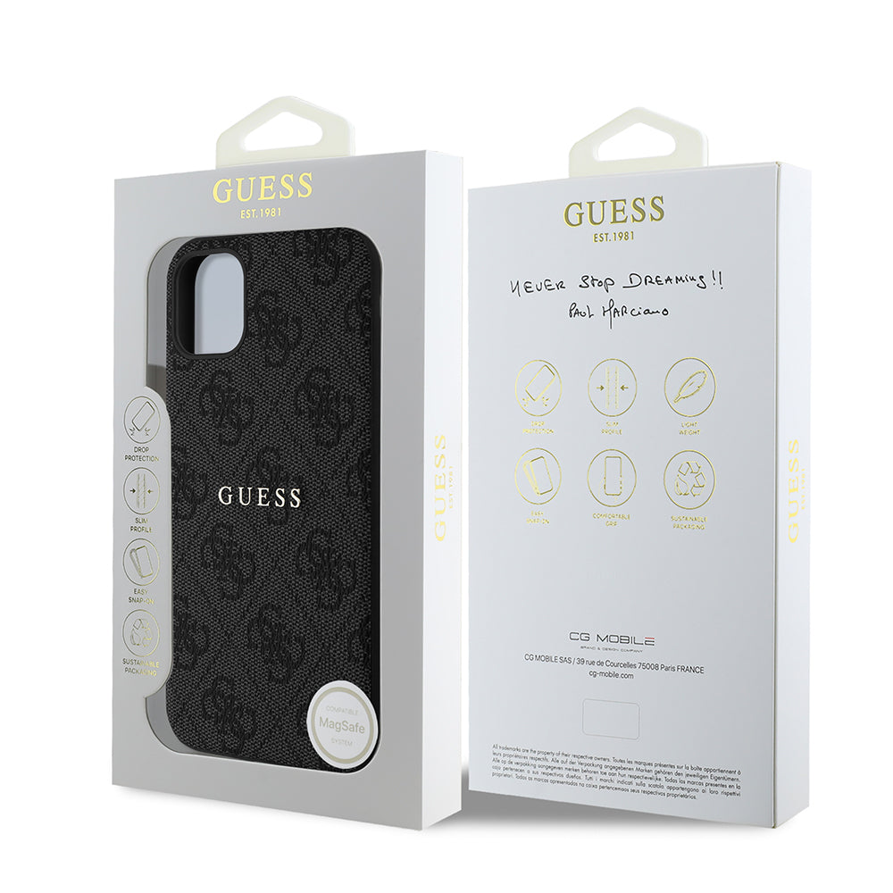 iPhone 11 Kılıf Guess Orjinal Lisanslı 4G Desen Yazı Logolu Kapak
