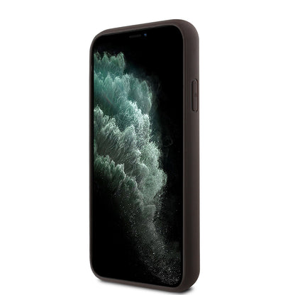 iPhone 11 Kılıf Guess Orjinal Lisanslı 4G Desen Yazı Logolu Kapak