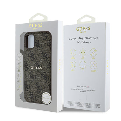 iPhone 11 Kılıf Guess Orjinal Lisanslı 4G Desen Yazı Logolu Kapak
