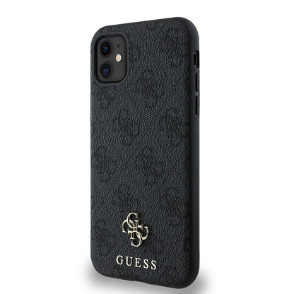 iPhone 11 Kılıf Guess Orjinal Lisanslı M-safe Şarj Özellikli Small 4G Classic Kapak
