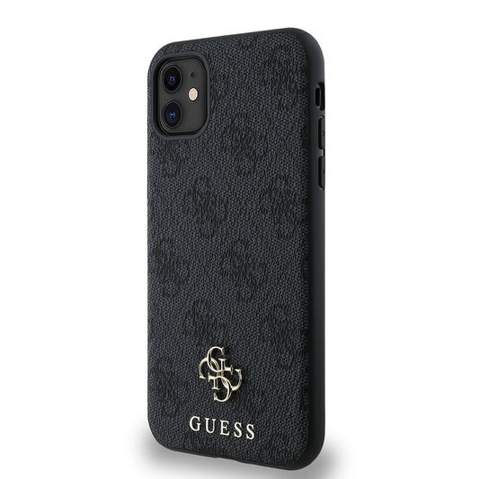 iPhone 11 Kılıf Guess Orjinal Lisanslı M-safe Şarj Özellikli Small 4G Classic Kapak
