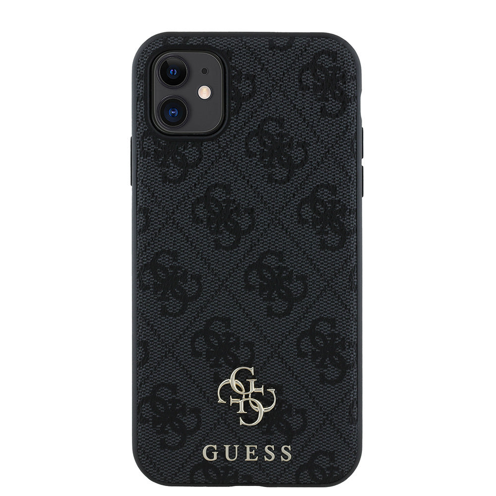 iPhone 11 Kılıf Guess Orjinal Lisanslı M-safe Şarj Özellikli Small 4G Classic Kapak