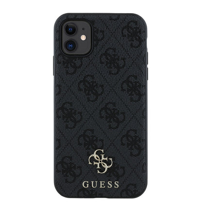 iPhone 11 Kılıf Guess Orjinal Lisanslı M-safe Şarj Özellikli Small 4G Classic Kapak