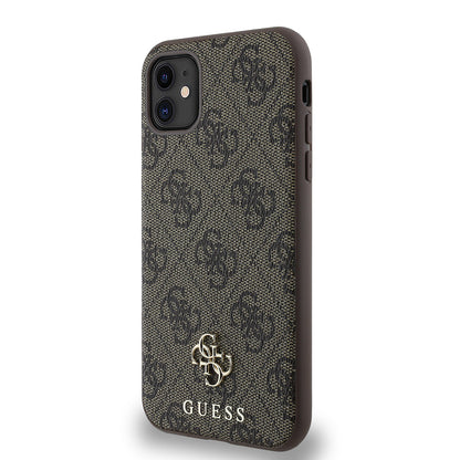 iPhone 11 Kılıf Guess Orjinal Lisanslı M-safe Şarj Özellikli Small 4G Classic Kapak