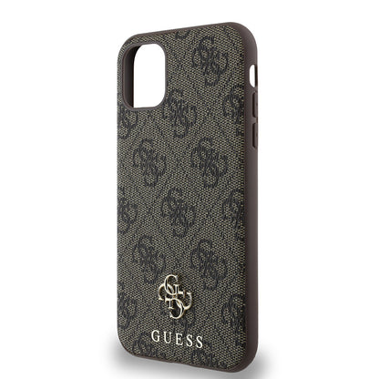 iPhone 11 Kılıf Guess Orjinal Lisanslı M-safe Şarj Özellikli Small 4G Classic Kapak