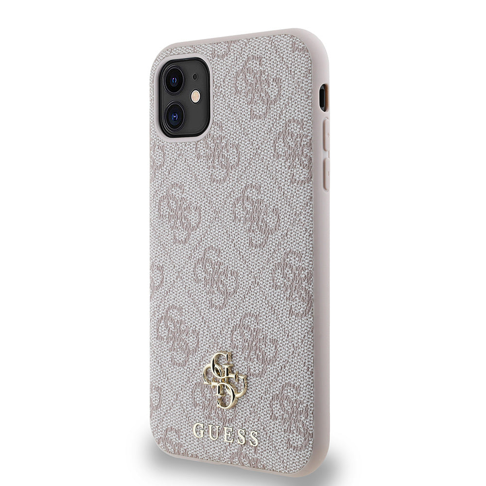 iPhone 11 Kılıf Guess Orjinal Lisanslı M-safe Şarj Özellikli Small 4G Classic Kapak