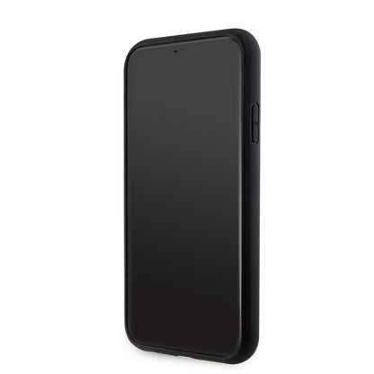 iPhone 11 Kılıf Guess Orjinal Lisanslı M-safe Şarj Özellikli Yazı Logolu Saffiano Classic Kapak