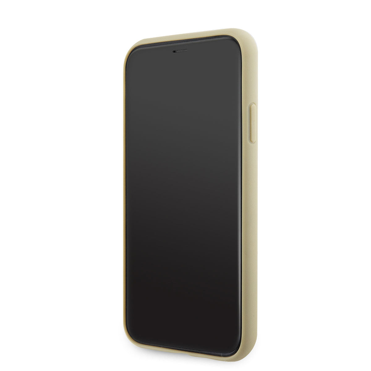 iPhone 11 Kılıf Guess Orjinal Lisanslı Taşlı Arka Yüzey Üçgen Logolu Kapak