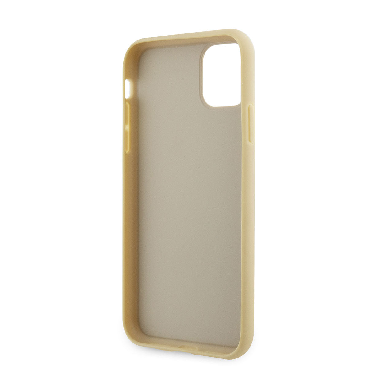 iPhone 11 Kılıf Guess Orjinal Lisanslı Taşlı Arka Yüzey Üçgen Logolu Kapak