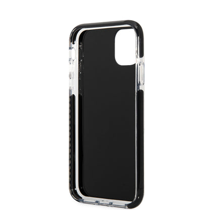 iPhone 11 Kılıf Karl Lagerfeld Kenarları Siyah Silikon K&C Dizayn Kapak