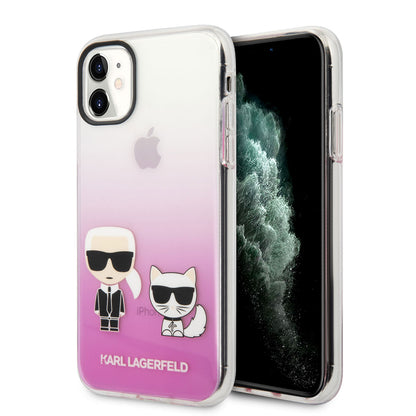 iPhone 11 Kılıf Karl Lagerfeld Sert TPU K&C Dizayn Kapak