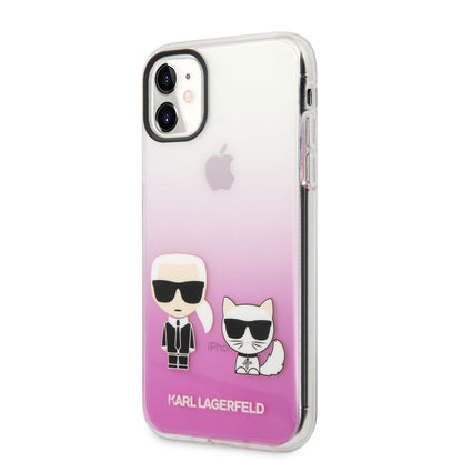 iPhone 11 Kılıf Karl Lagerfeld Sert TPU K&C Dizayn Kapak