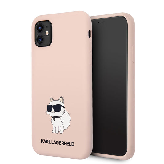 iPhone 11 Kılıf Karl Lagerfeld Silikon Choupette Dizayn Kapak