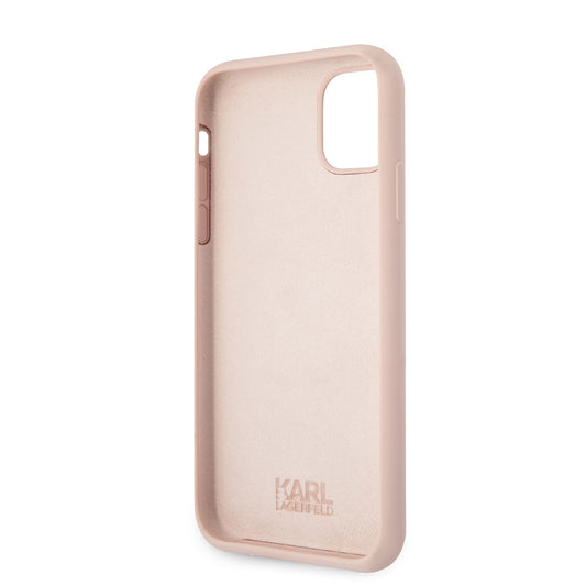 iPhone 11 Kılıf Karl Lagerfeld Silikon Choupette Dizayn Kapak