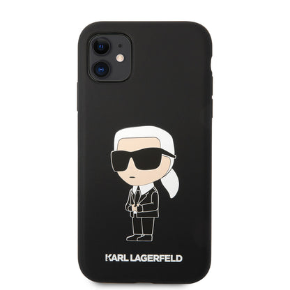 iPhone 11 Kılıf Karl Lagerfeld Silikon Karl Dizayn Kapak