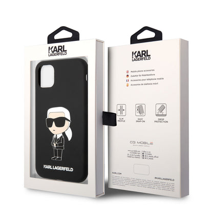iPhone 11 Kılıf Karl Lagerfeld Silikon Karl Dizayn Kapak