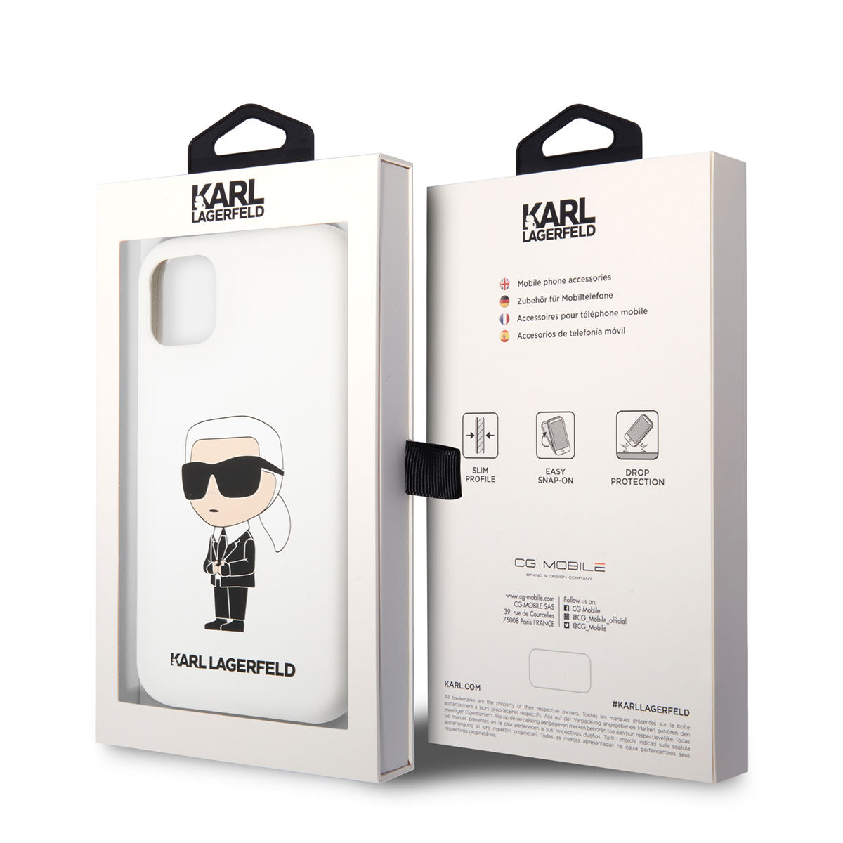 iPhone 11 Kılıf Karl Lagerfeld Silikon Karl Dizayn Kapak
