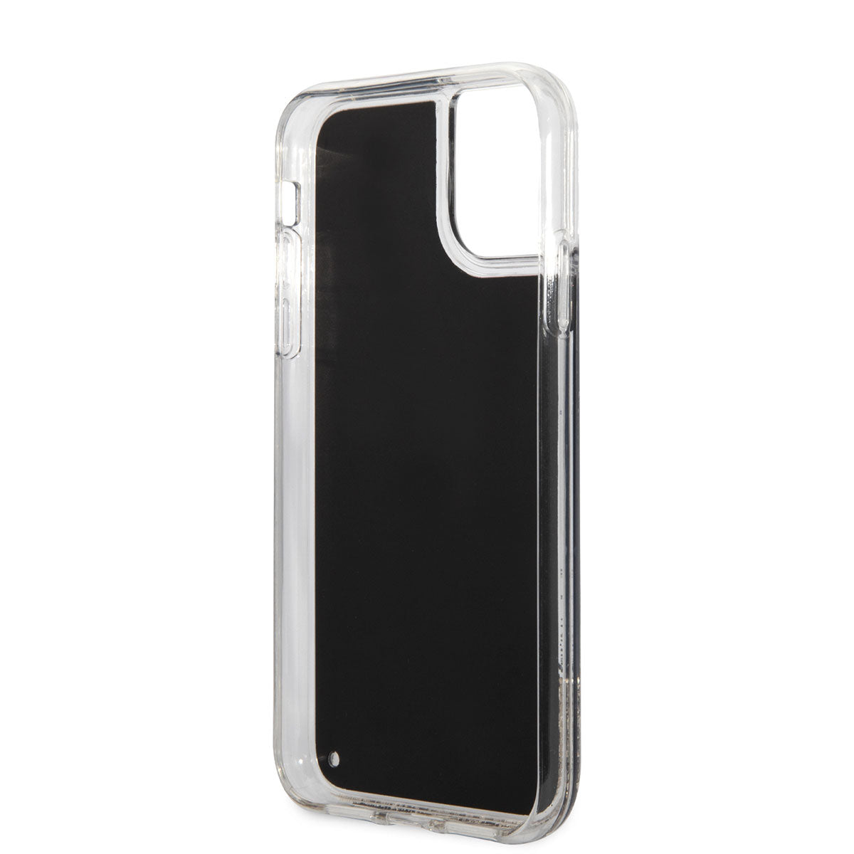 iPhone 11 Kılıf Karl Lagerfeld Sıvılı Simli Gatsby Dizayn Kapak