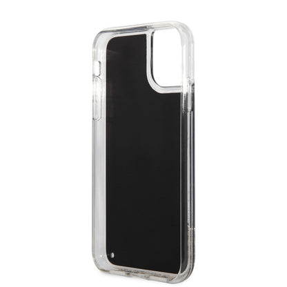 iPhone 11 Kılıf Karl Lagerfeld Sıvılı Simli Gatsby Dizayn Kapak