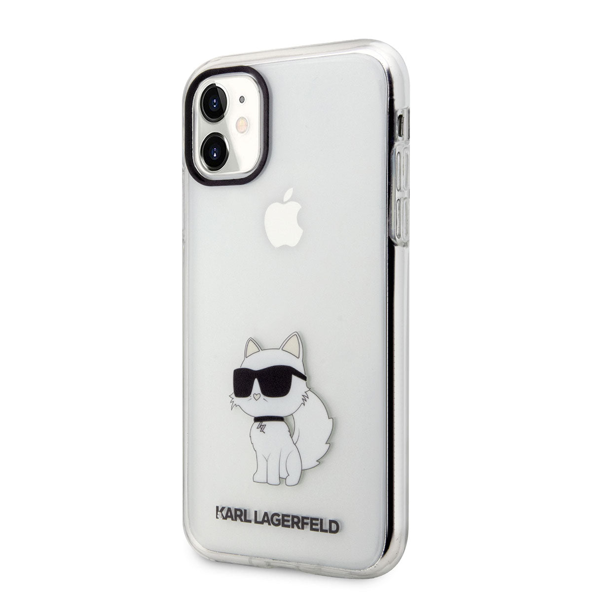 iPhone 11 Kılıf Karl Lagerfeld Transparan Choupette Dizayn Kapak