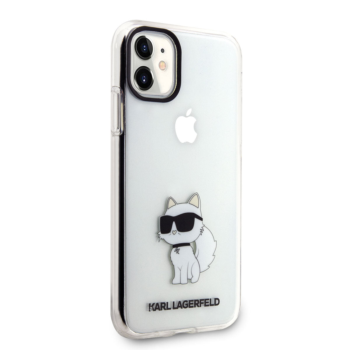 iPhone 11 Kılıf Karl Lagerfeld Transparan Choupette Dizayn Kapak