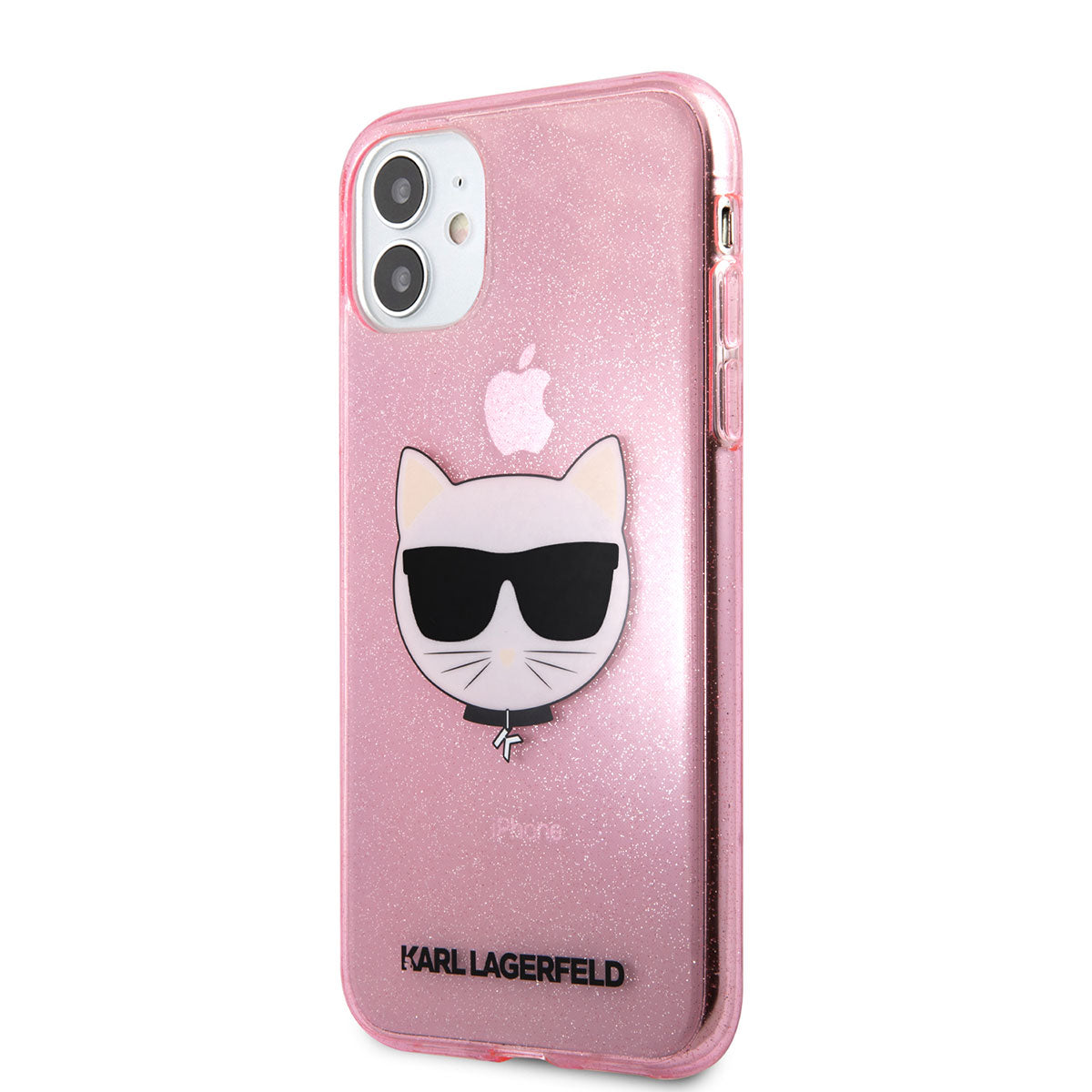 iPhone 11 Kılıf Karl Lagerfeld Transparan Choupette Head Dizayn Kapak