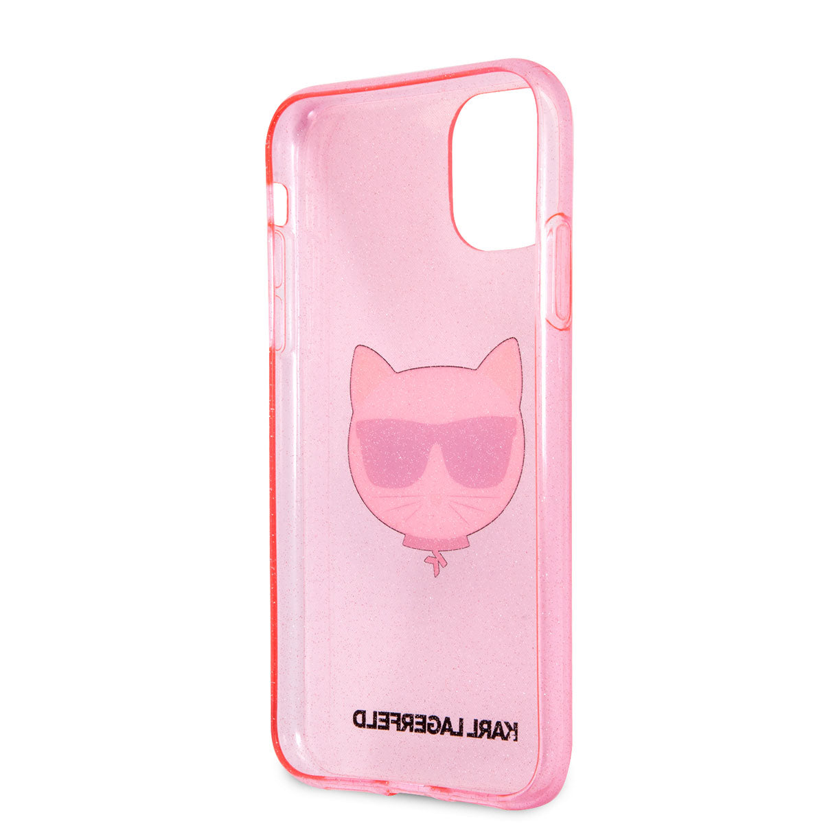 iPhone 11 Kılıf Karl Lagerfeld Transparan Choupette Head Dizayn Kapak