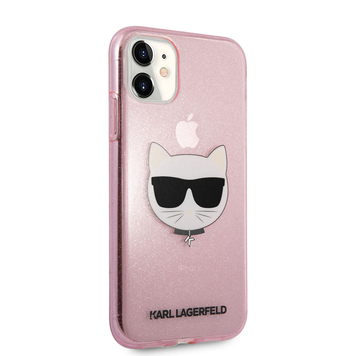 iPhone 11 Kılıf Karl Lagerfeld Transparan Choupette Head Dizayn Kapak
