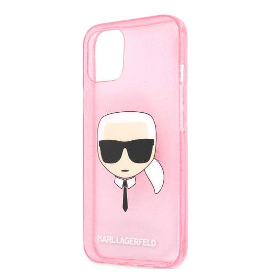 iPhone 11 Kılıf Karl Lagerfeld Transparan Karl Head Dizayn Kapak