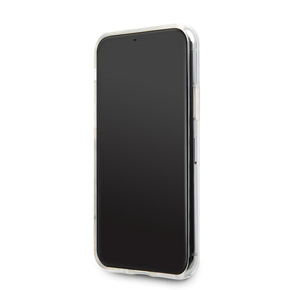 iPhone 11 Kılıf Karl Lagerfeld Yarı Transparan Karl Dizayn Kapak