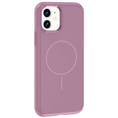 Apple iPhone 11 Kılıf M-Safe Şarj Özellikli Metal Kamera Çerçeveli Zore Edi Silikon Kapak