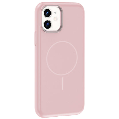 Apple iPhone 11 Kılıf M-Safe Şarj Özellikli Metal Kamera Çerçeveli Zore Edi Silikon Kapak