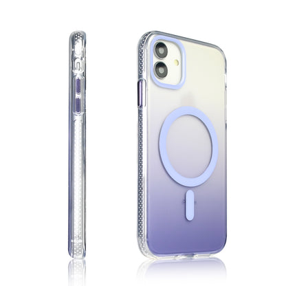 Apple iPhone 11 Kılıf M-safe Şarj Özellikli Transparan Renk Geçişli Zore Toros Kapak