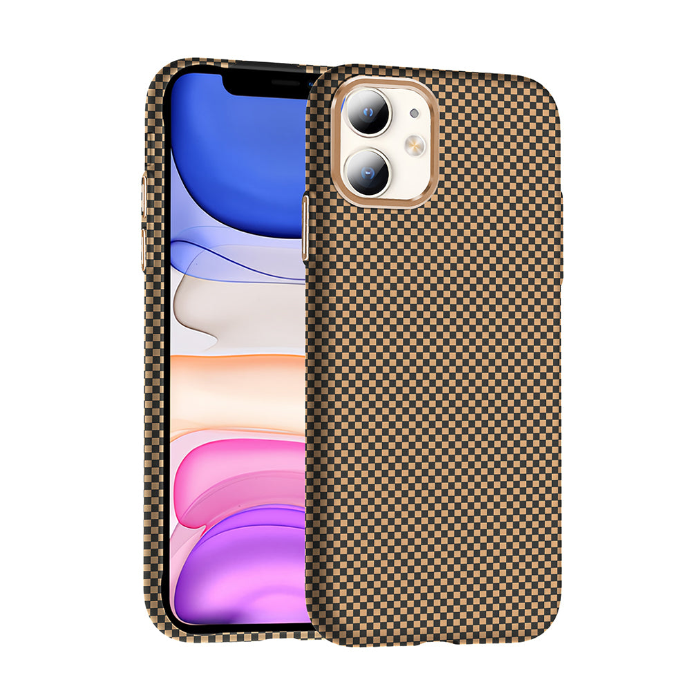 Apple iPhone 11 Kılıf M-safe Şarj Özellikli Karbon Fiber Görünümlü Zore Gros Kapak