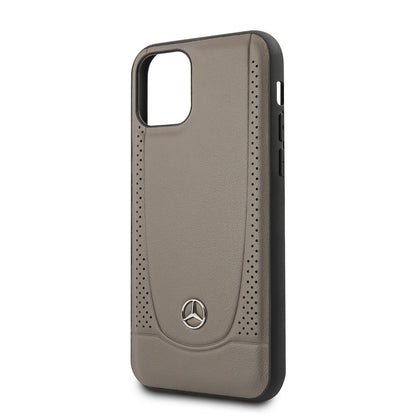 iPhone 11 Kılıf Mercedes Benz Urban Sert Deri Dizayn Kapak