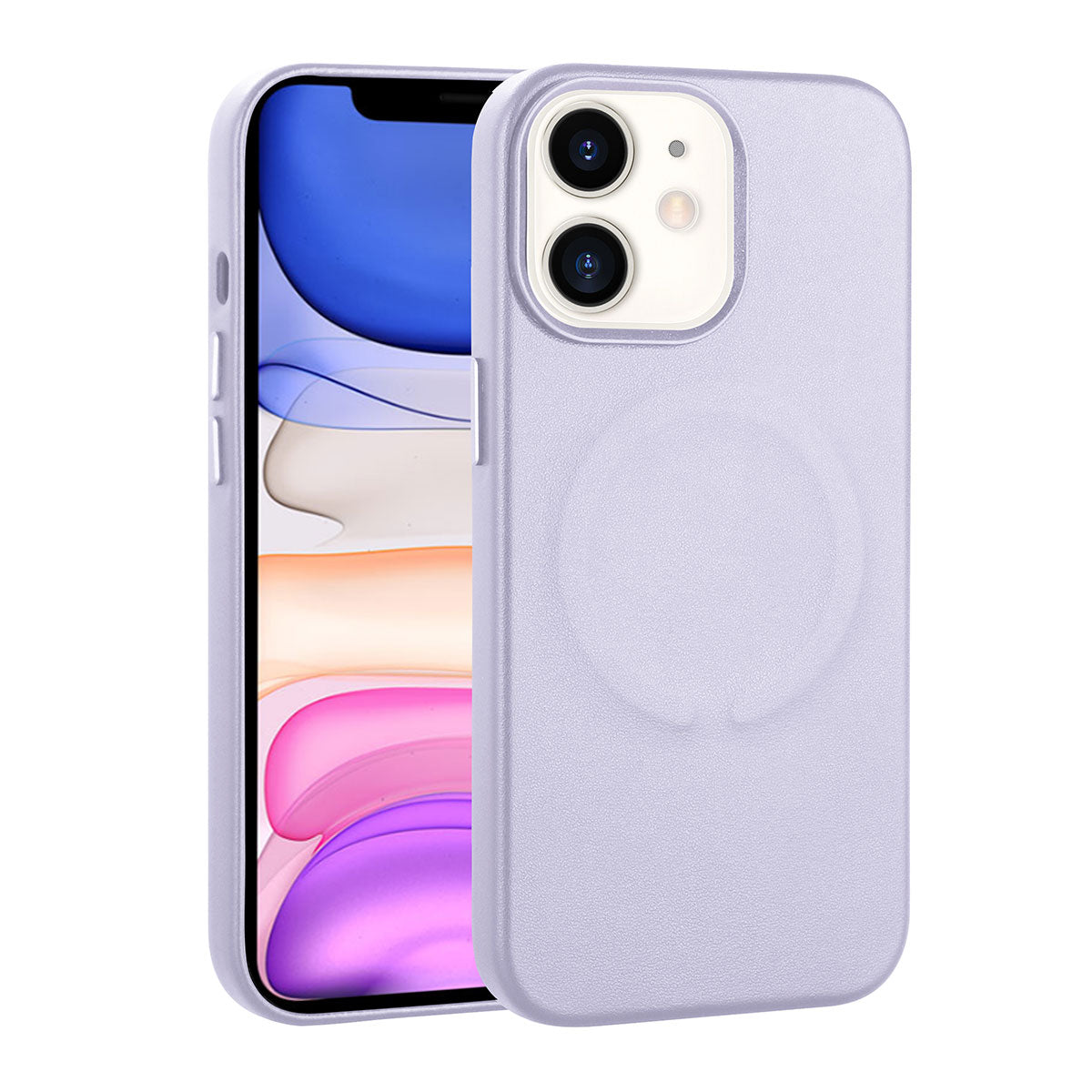 Apple iPhone 11 Kılıf PU Deri M-safe Wireless Şarj Özellikli Zore Derix Kapak