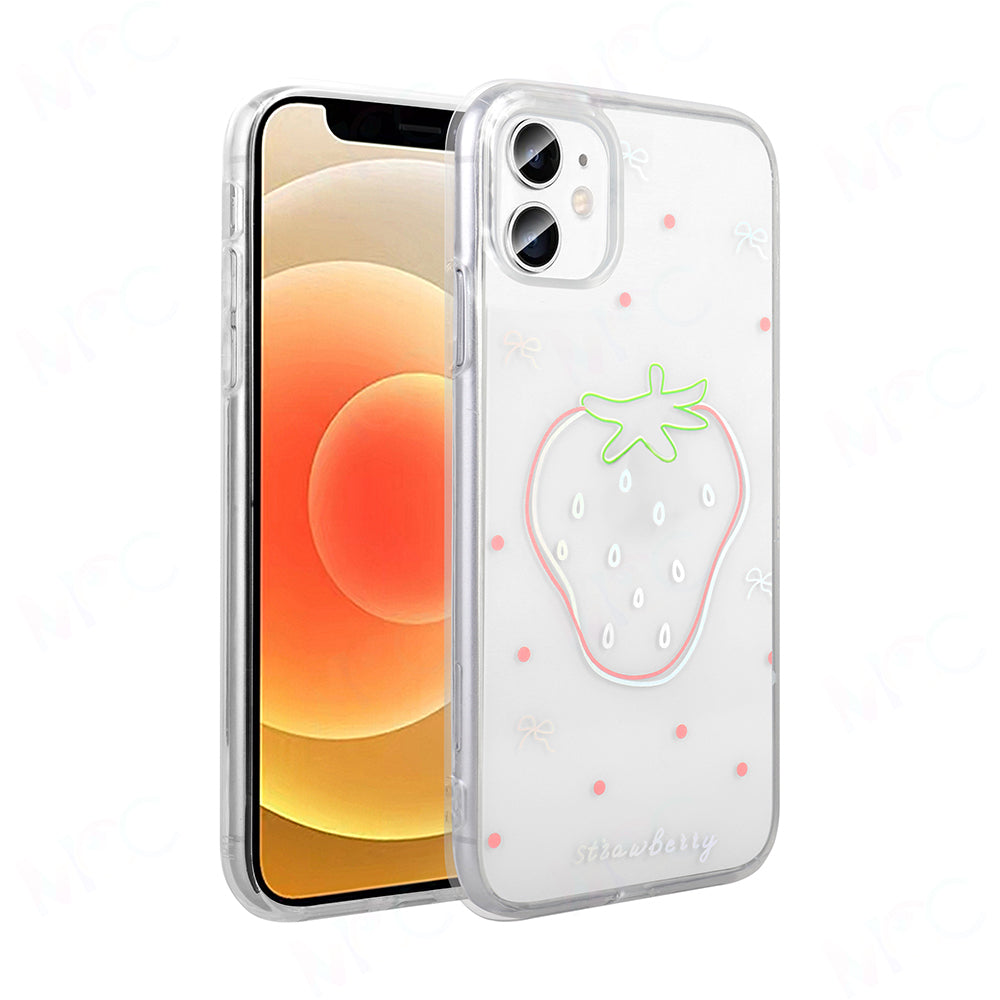 Apple iPhone 11 Kılıf Şeffaf Figürlü Zore Folk Sert Kapak