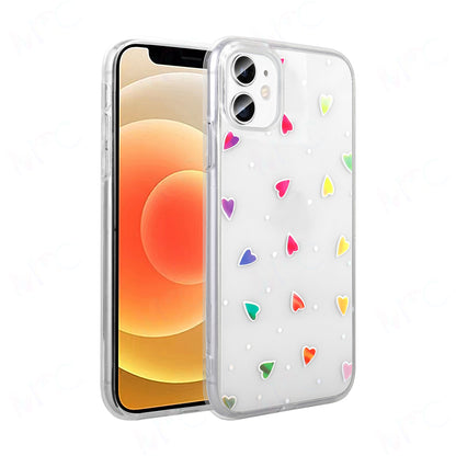 Apple iPhone 11 Kılıf Şeffaf Figürlü Zore Folk Sert Kapak