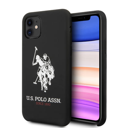 iPhone 11 Kılıf U.S. POLO ASSN. Silikon Büyük Logo Dizayn Kapak
