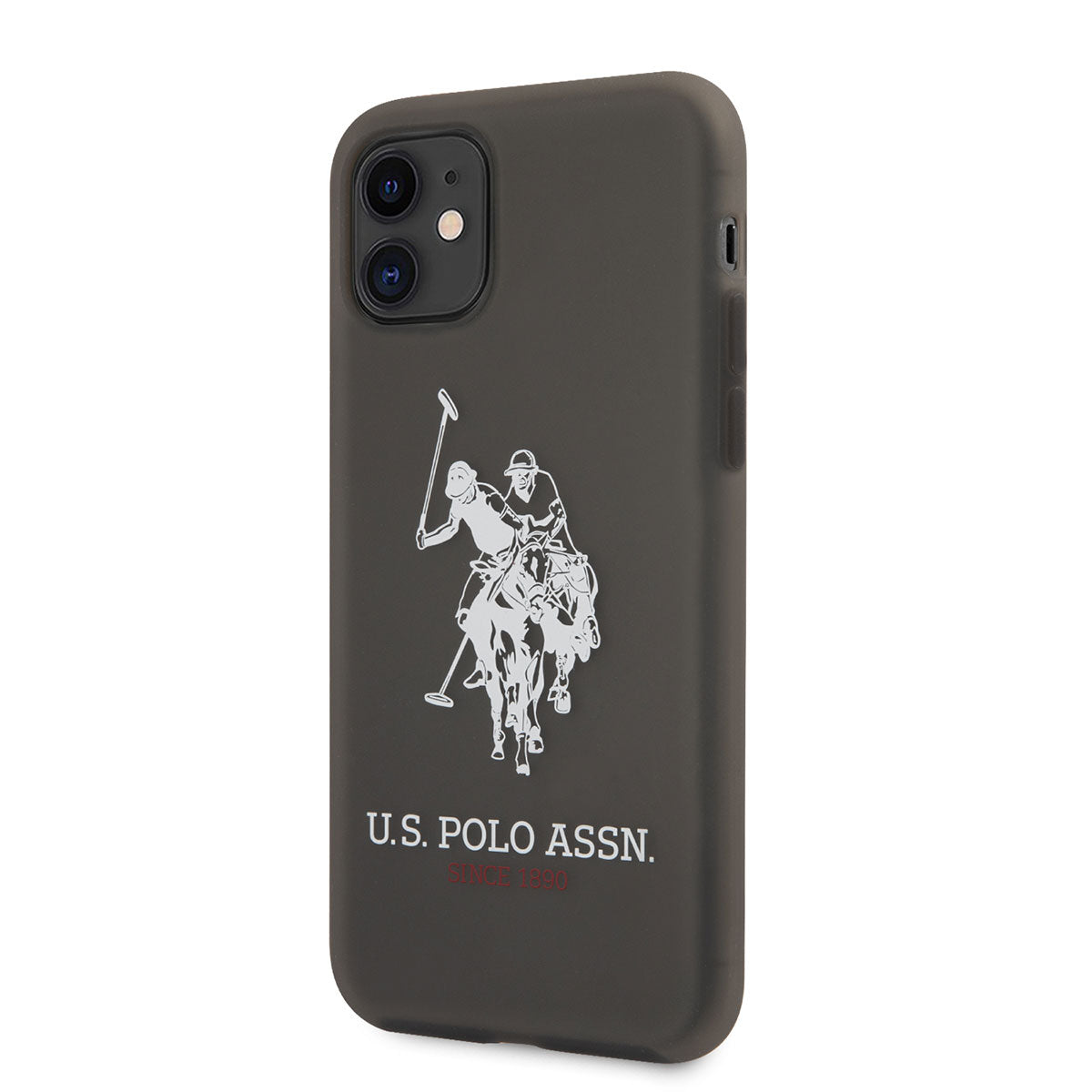 iPhone 11 Kılıf U.S. POLO ASSN. Transparan Silikon Büyük Logo Dizayn Kapak