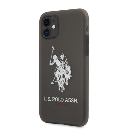 iPhone 11 Kılıf U.S. POLO ASSN. Transparan Silikon Büyük Logo Dizayn Kapak