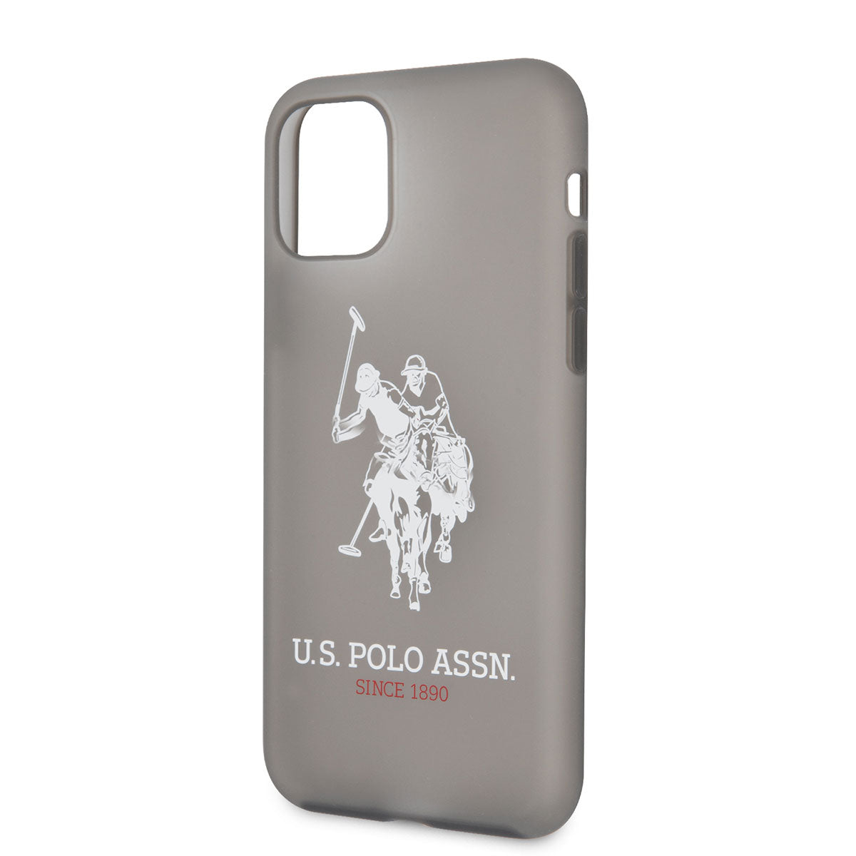 iPhone 11 Kılıf U.S. POLO ASSN. Transparan Silikon Büyük Logo Dizayn Kapak