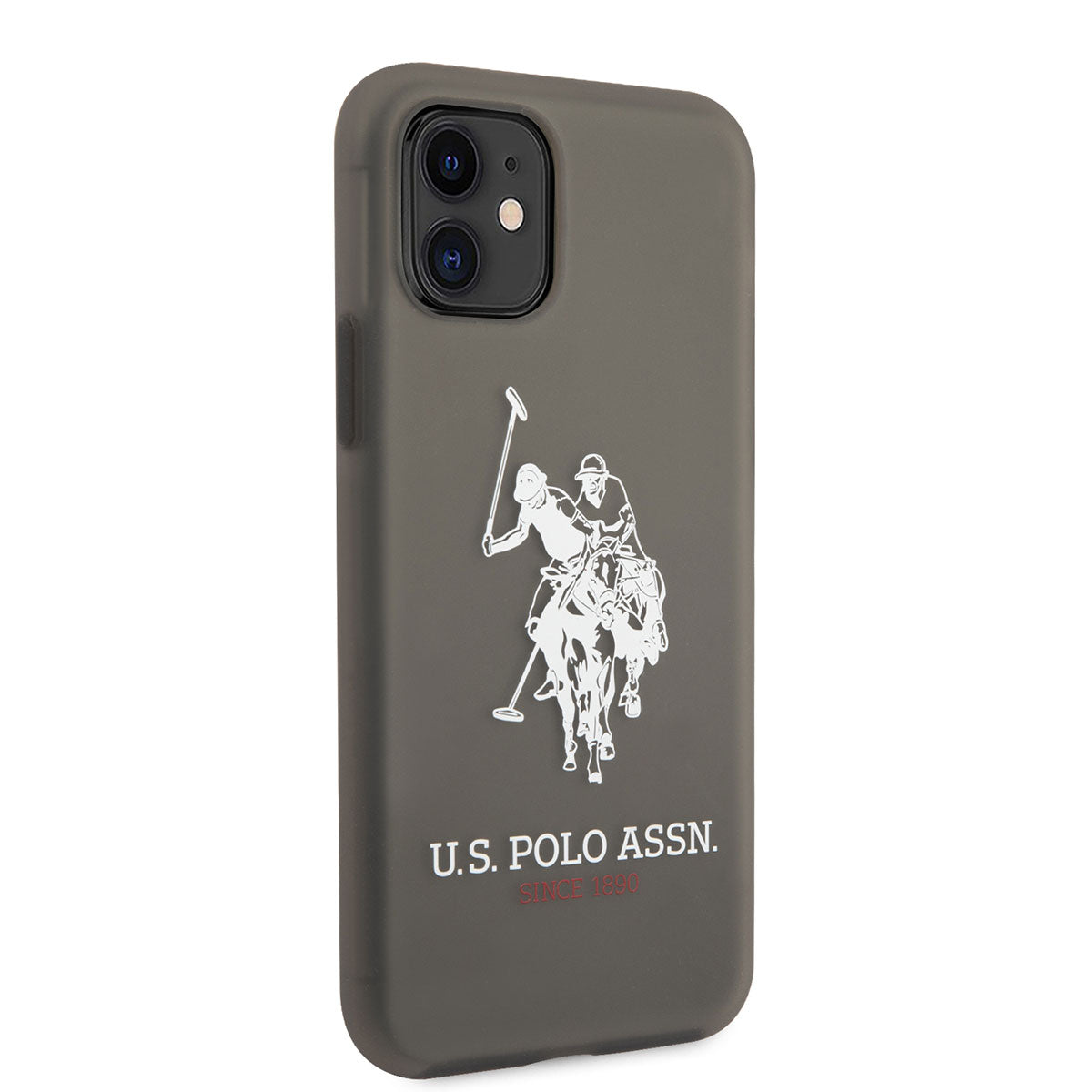iPhone 11 Kılıf U.S. POLO ASSN. Transparan Silikon Büyük Logo Dizayn Kapak